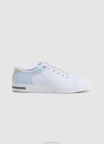 Women White Pepe Jeans Kenton Road Basic Sneakers 60J40635