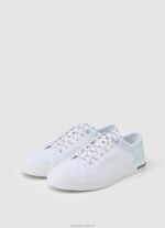 Women White Pepe Jeans Kenton Road Basic Sneakers 60J40635 - Image 3