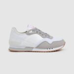 Women White Pepe Jeans London Troy Combined Sneakers 60J40590