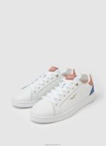Women White Pepe Jeans Milton Soft Classic Sneakers 60J40584 - Image 3