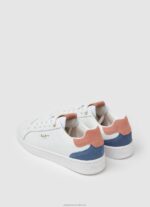 Women White Pepe Jeans Milton Soft Classic Sneakers 60J40584 - Image 4