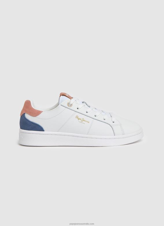 women_white_pepe_jeans_milton_soft_classic_sneakers_60j40584.jpg Women White Pepe Jeans Milton Soft Classic Sneakers 60J40584 - Image 1