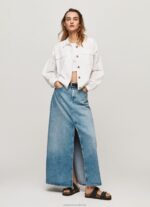 Women White Pepe Jeans Openwork Cotton Jacket 60J40142 - Image 3