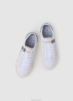 Women White Pepe Jeans Ottis Sun Platform Sneakers 60J40608 - Image 2