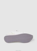Women White Pepe Jeans Rusper Charm Basic Sneakers 60J40599 - Image 5