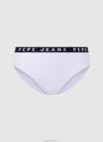 Women White Pepe Jeans Stretchy Cotton Bra 60J40540 - Image 5